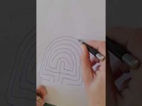 Free Drawing a 7 Circuit Labyrinth